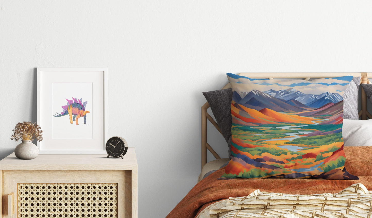 Katmai National Park Alaska Throw Pillow Cover, Usa Travel Pillow, Designer Pillow,Large Pillow Cases, Farmhouse Pillow, Girl Pillow