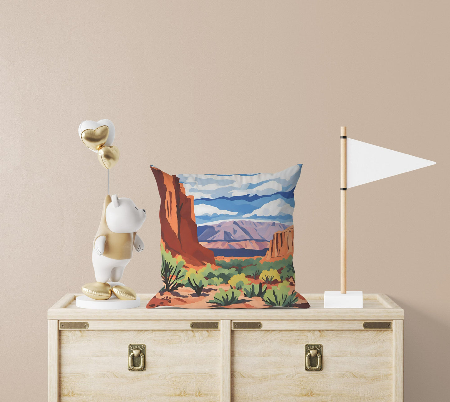 Capitol Reef National Park Pillow Case, Usa Travel Pillow, Art Pillow, Colorful Pillow Case, Modern Pillow, 24X24 Pillow Case, Holiday Gift
