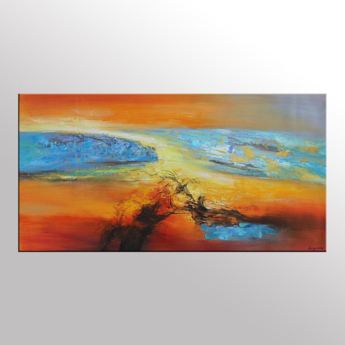 Canvas Art, Large Abstract Painting, Contemporary Art, Large Canvas Wa –  georgemillerart