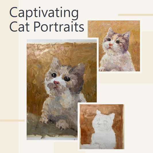 Bringing Feline Charm to Life: The Creation of a Captivating Cat Portrait