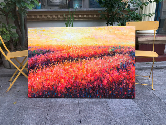 Art SOLD! This vibrant 32x48 inch oil painting has found a new home!  