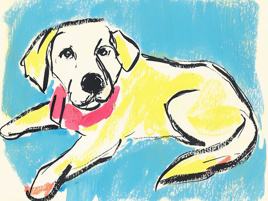 Playful Paws: Capturing Canine Charm in a Digital Canvas