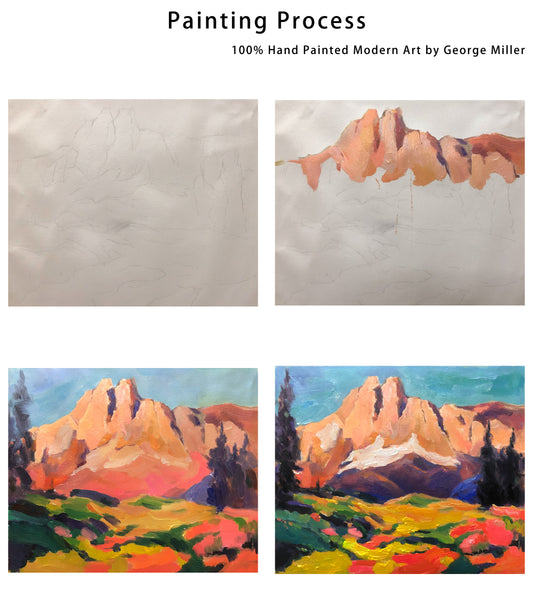 Majesty in the Mountains: A Painting Takes Shape