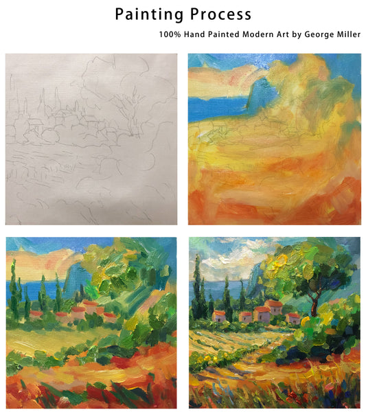 From Palette Knife to Provence: Creating a Textured Landscape