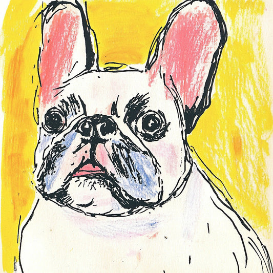 Digital Dog Portrait - Custom Pet Art - Personalized Pet Drawing - Pet Illustration - Vibrant Pet Portrait
