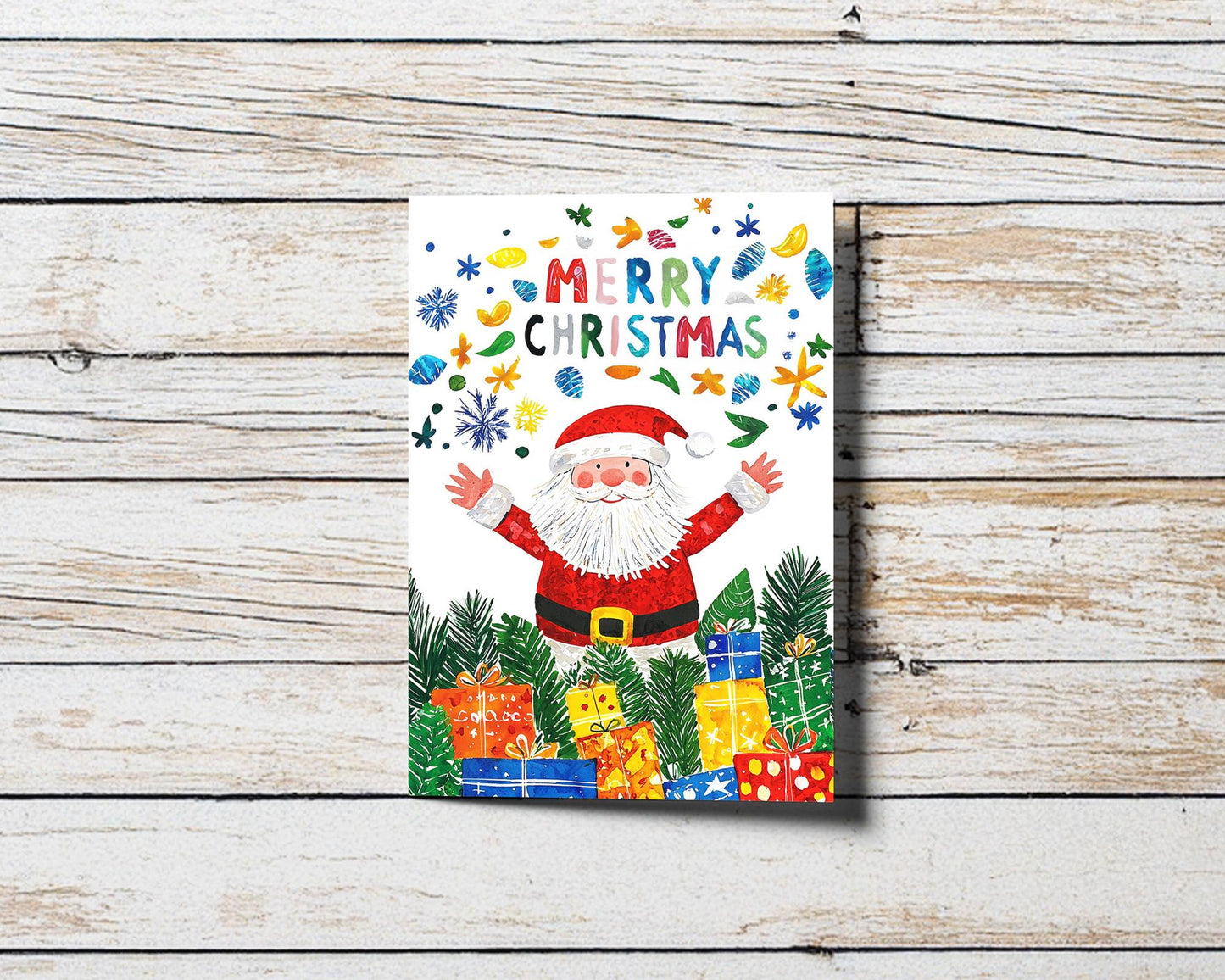 Vibrant Christmas Greetings | Digital Card Set | 10 Colorful Designs | Instant Holiday Downloads