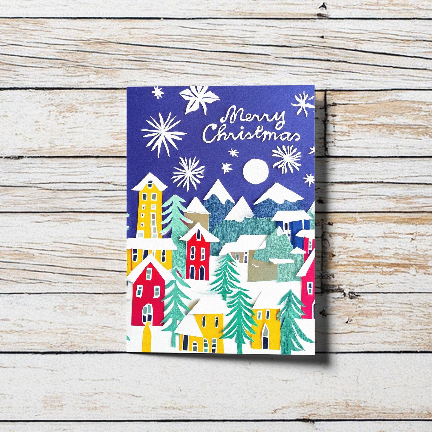 Playful Christmas Card Set | Whimsical Designs | Instant Digital Download