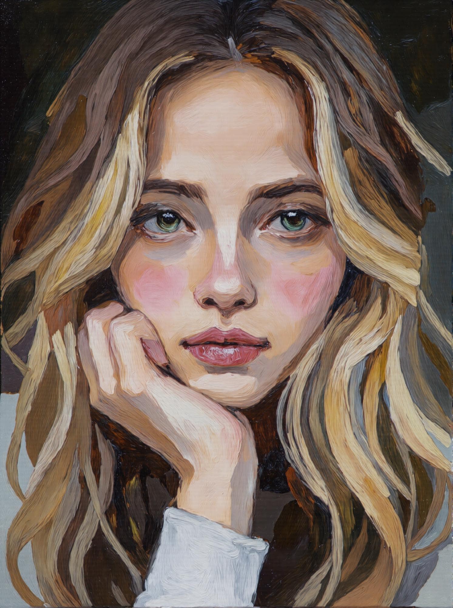 Personalized Oil Painting Style Portrait – Thick Brush Digital Art from Photo – Custom Gift for Home Decor - Transform Photo to Oil Portrait