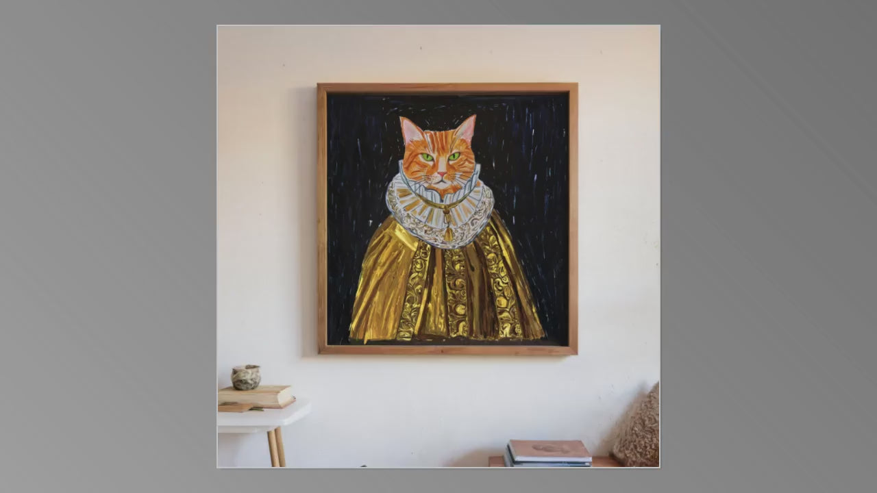 Custom Pet Portrait from Photo – Knight, Hero, or Adventurer Style on Canvas – Whimsical Art for Dogs, Cats, or Birds