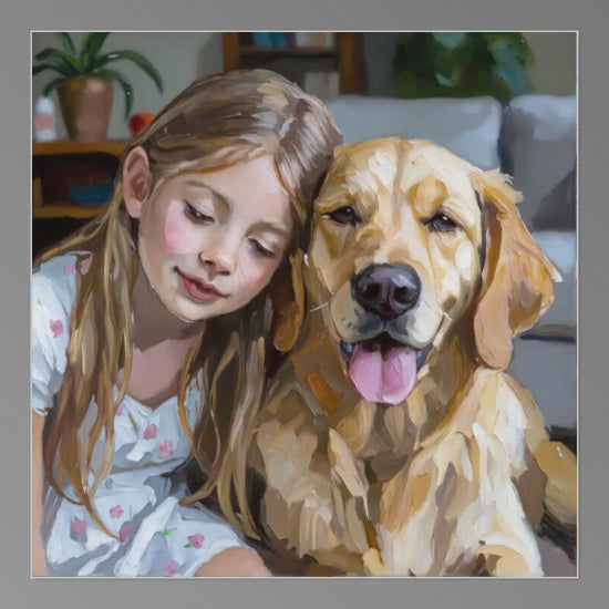 Personalized Oil Painting Style Portrait – Thick Brush Digital Art from Photo – Custom Gift for Home Decor - Transform Photo to Oil Portrait