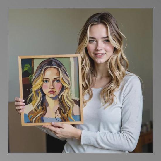 Custom Portrait Canvas Print Giclee Art Personalized Photo to Canvas - Unique Family/Wedding Portrait Canvas Giclee Printing Rolled
