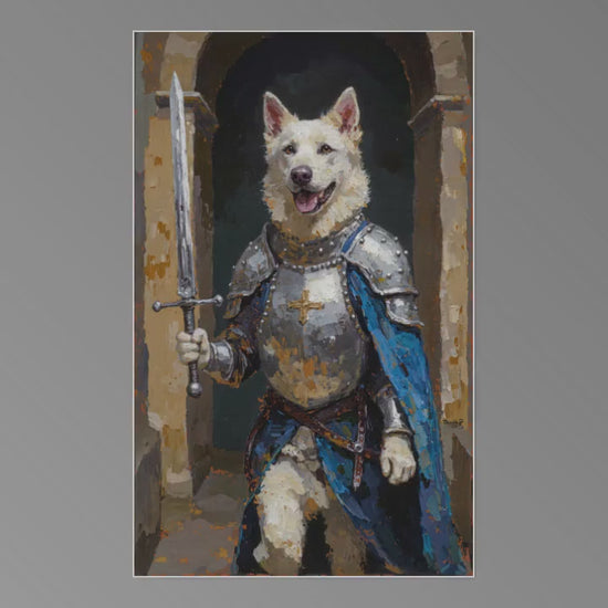 Whimsical Pet Portrait – Digital Thick Oil Painting Style, Custom Cosplay Art from Your Photo - Personalized Digital Dog Portrait - Cat Art
