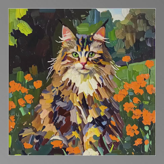 Custom Impasto Pet Portrait – Textured Digital Oil Style Painting from Your Photo, 1-Day Delivery & Free Revision