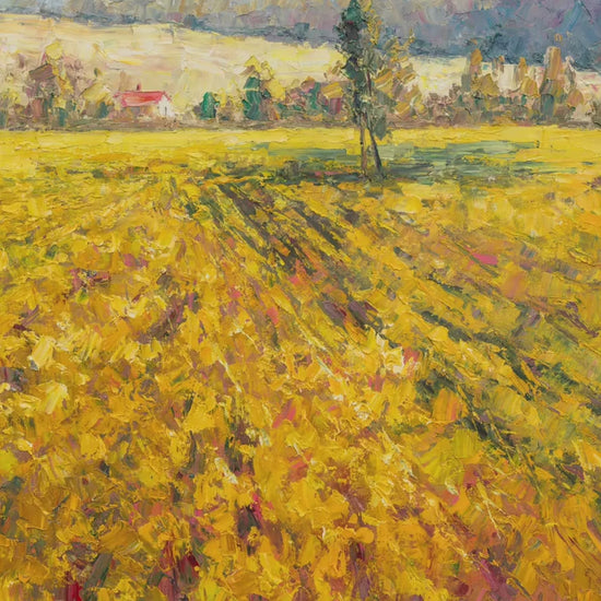 Oil Painting Autumn Landscape, Canvas Painting, Paintings On Canvas, Oversized Painting, Handmade, Modern Painting, Impasto Painting