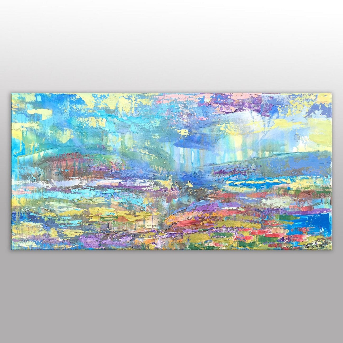 Abstract Painting, Abstract Canvas Painting, Blue, Original Abstract Art, Abstract Landscape Painting, Abstract Art, Modern Painting