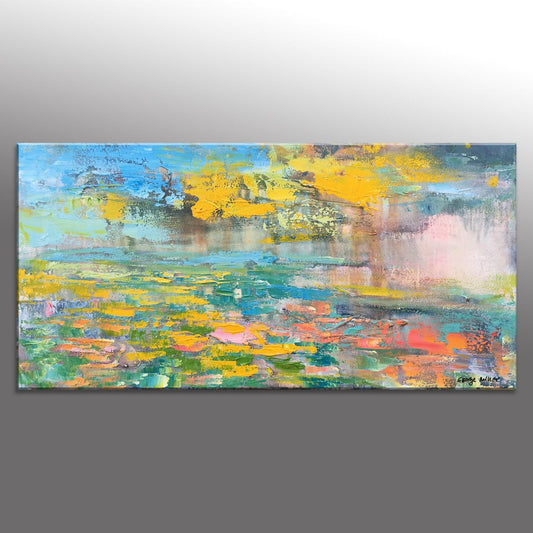 Abstract Oil Painting, Wall Decor, Sign, Large Art, Original Painting, Canvas Art, Modern Painting, Abstract Landascape Painting