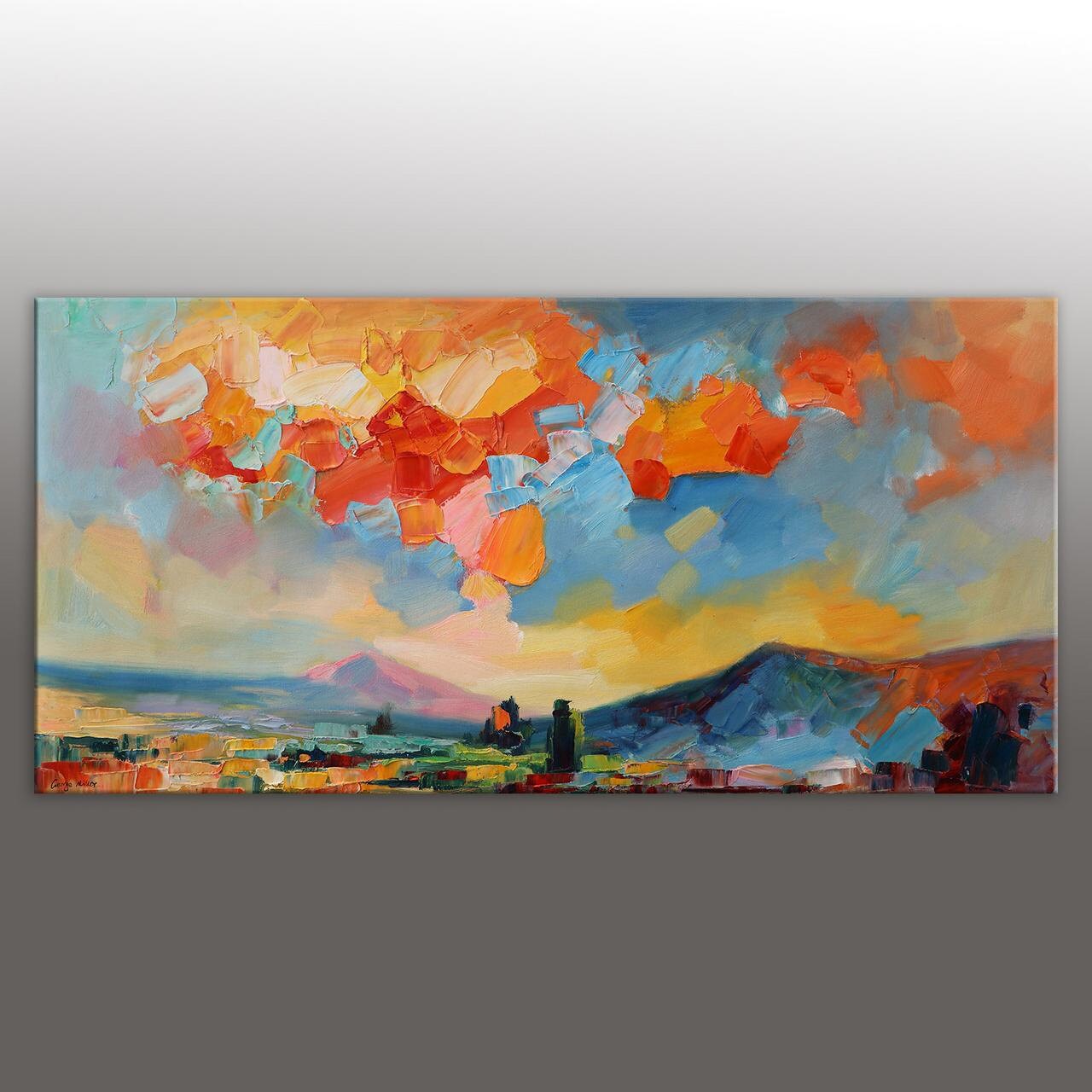 Art Painting, Abstract Painting, Landscape Art, Wall Art, Contemporary Art, Original Abstract Art, Abstract Canvas Art, Oil Painting, Large