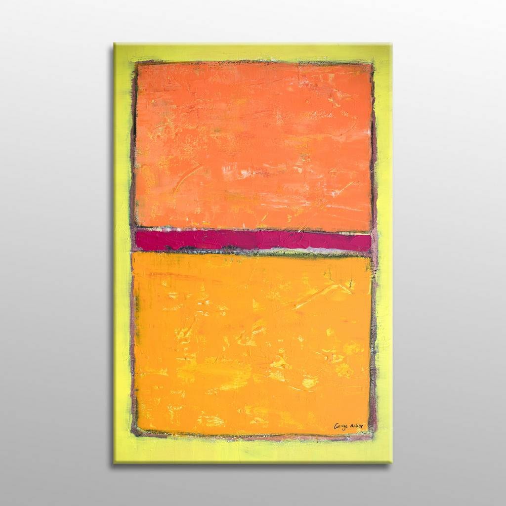 Abstract Painting, Oil Painting, Mark Rothko, Original Painting, Abstract Oil Painting, Abstract Canvas Art, Large Abstract Art, Yellow