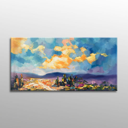 Landscape Oil Painting Painting Abstract Living Room Wall Decor Modern Art Abstract Canvas Painting Large Art Large Canvas Wall Art