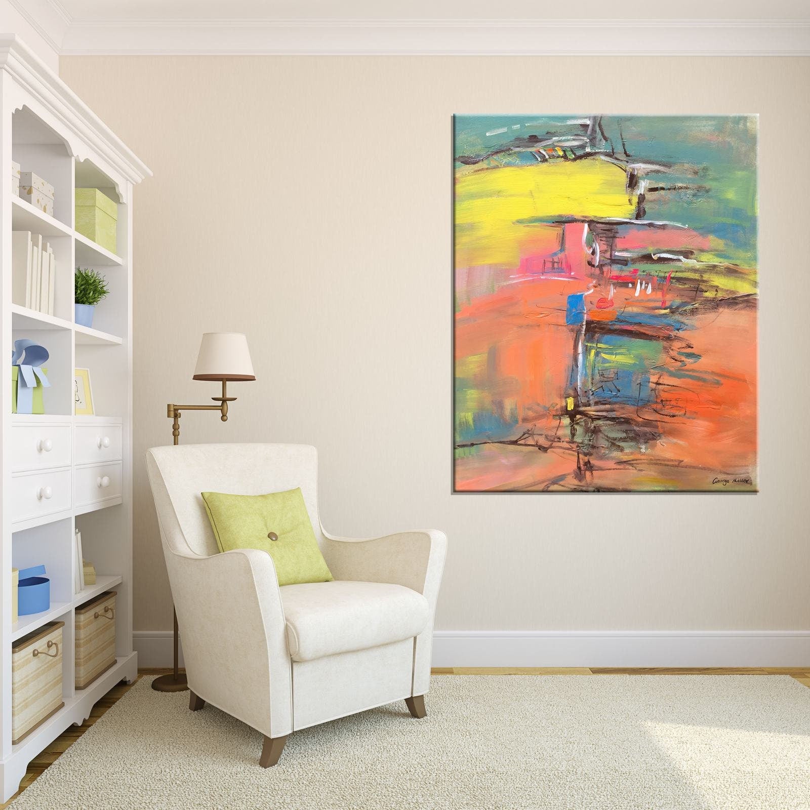 Original Abstract Art, Abstract Oil Painting, Oil Painting Landscape, Wall Decor, Contemporary Art, Large Oil Painting, Abstract Canvas Art