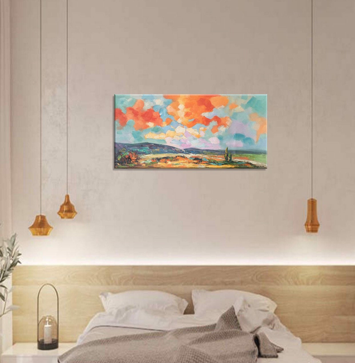 Canvas Art, Oil Painting Abstract, Living Room Art, Modern Painting, Abstract Wall Art, Oil Painting Original, Large Abstract Painting, 48"