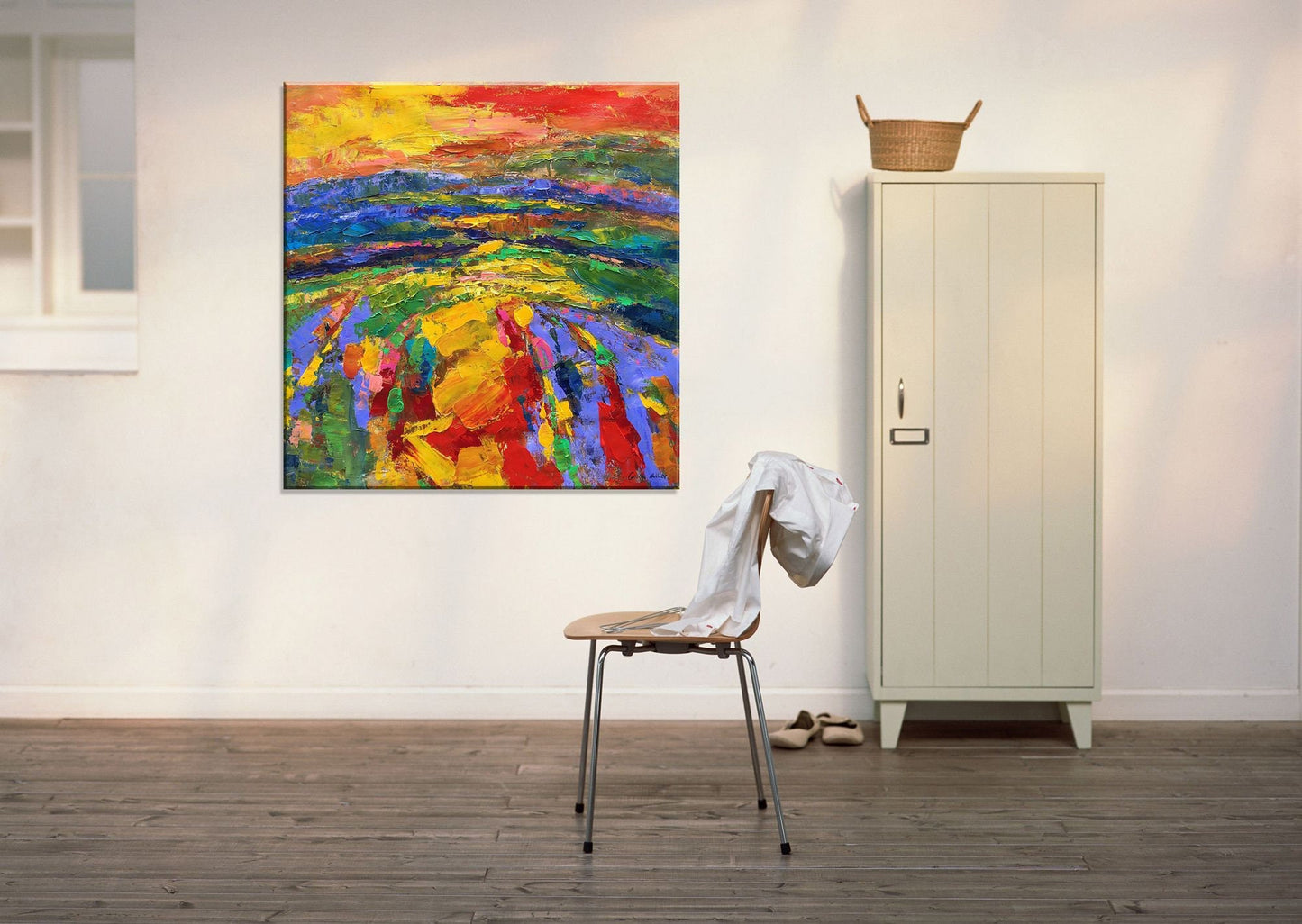 Large Art, Oil Painting Original, Abstract Landscape Painting, Abstract Canvas Painting, Contemporary Painting, Living Room Wall Decor