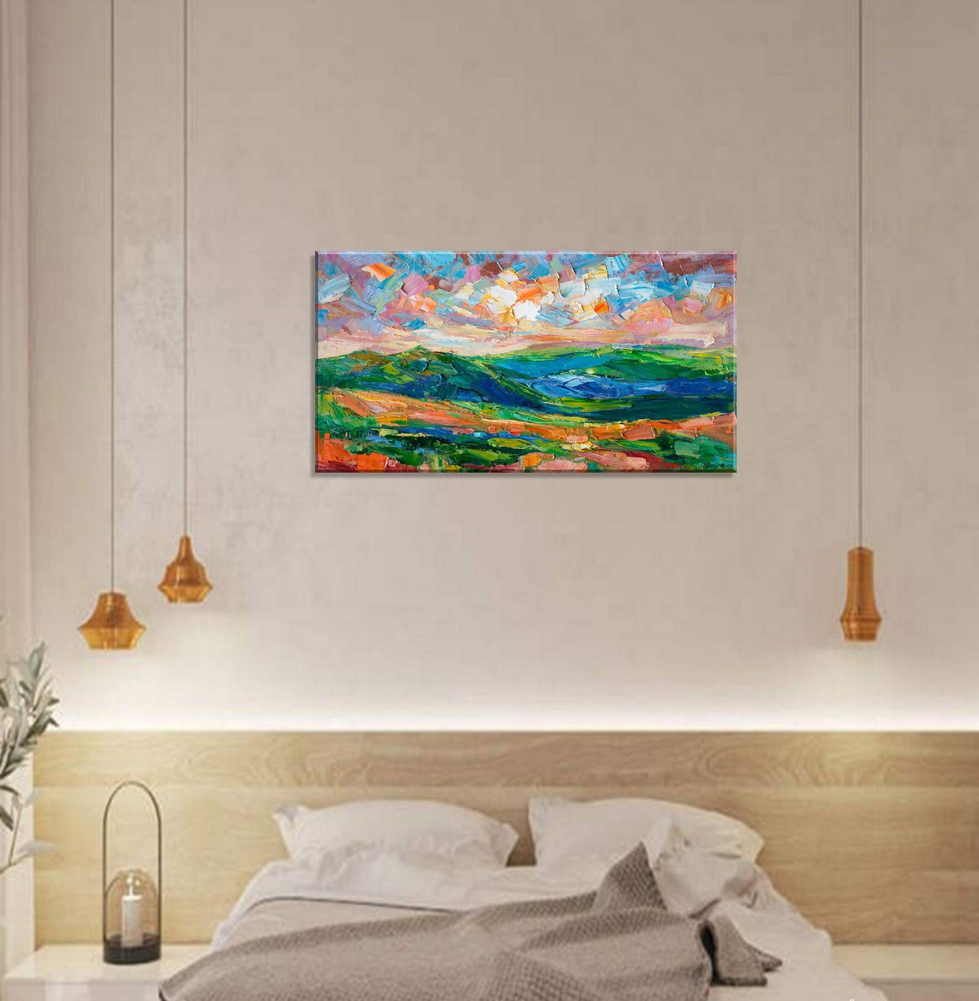 Abstract Oil Painting, Original Artwork, Abstract Canvas Painting, Contemporary, Large Abstract Painting, Oil Painting, Landscape Painting