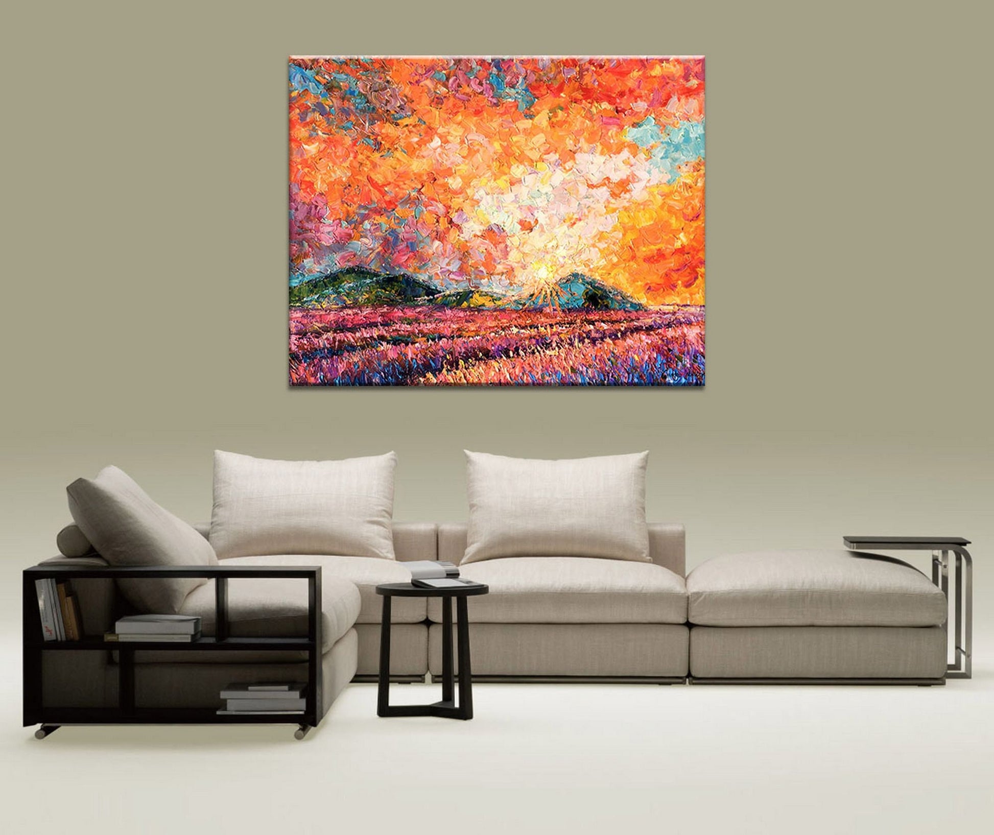 Abstract Canvas Art Landscape Painting