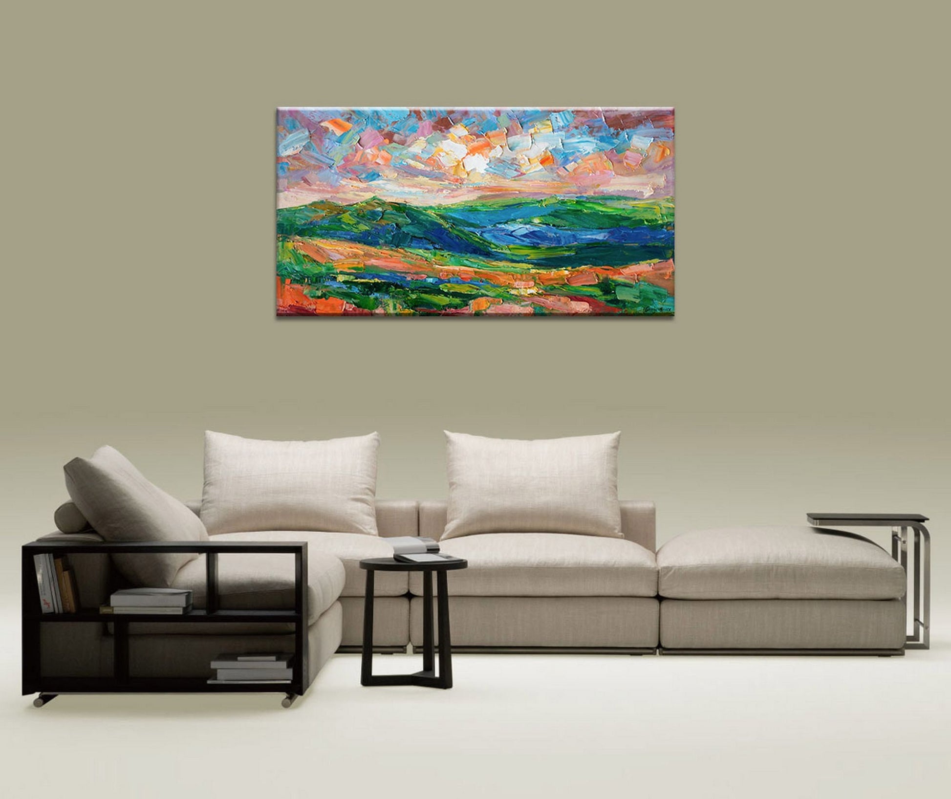 Abstract Oil Painting, Original Artwork, Abstract Canvas Painting, Contemporary, Large Abstract Painting, Oil Painting, Landscape Painting