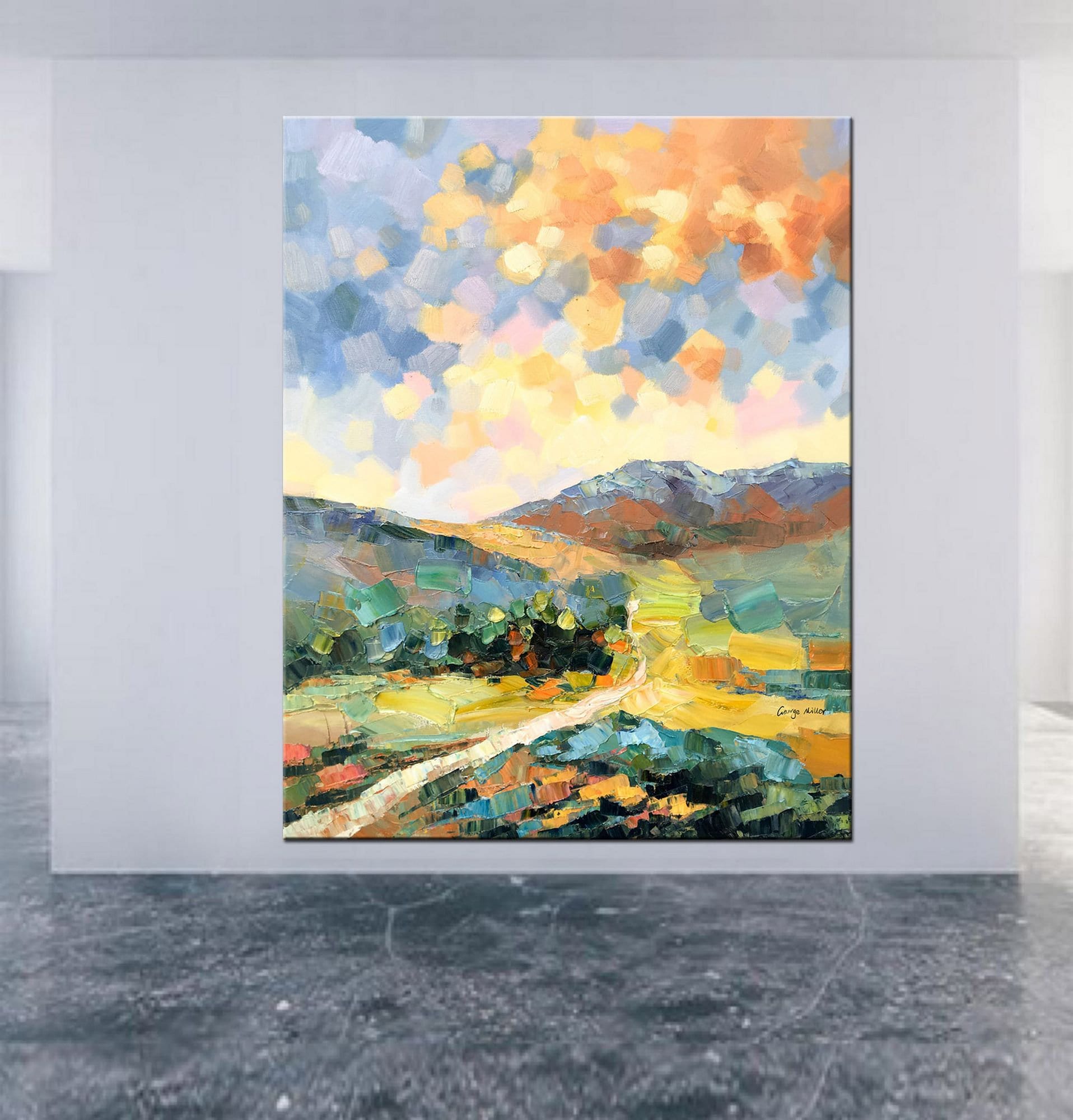 Abstract Canvas Painting, Wall Art, Large Art, Oil Painting Original, Painting Abstract, Large Wall Art Painting, Landscape Oil Paintings