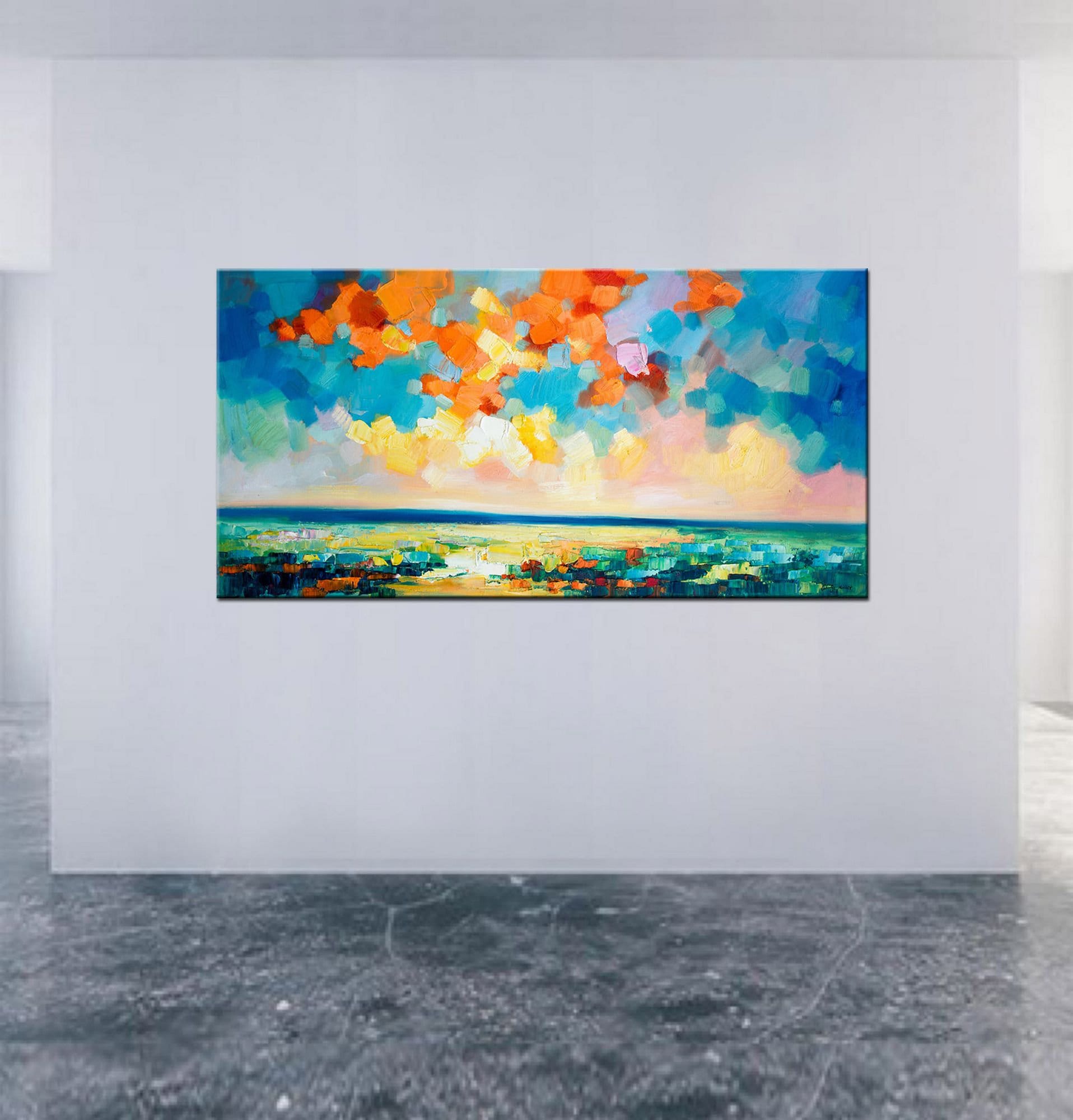 Large Art, Bedroom Art, Abstract Art, Original Artwork, Abstract Landscape Painting, Modern Painting, Abstract Canvas Art, Wall Decor