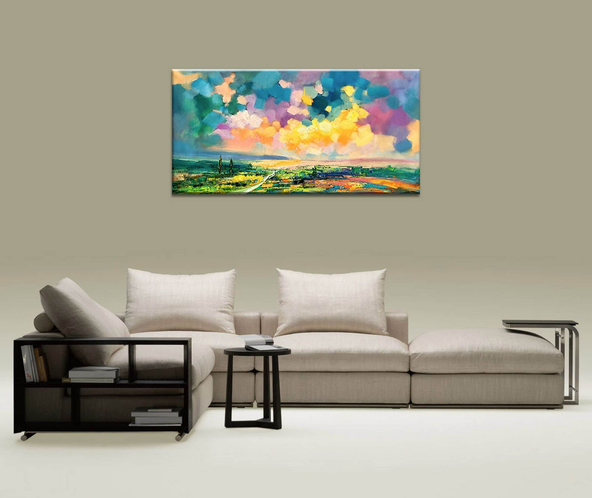 Landscape Painting, Oil Painting Original, Modern Painting, Bedroom Art, Large Wall Art Canvas, Canvas Painting, Large Canvas Painting