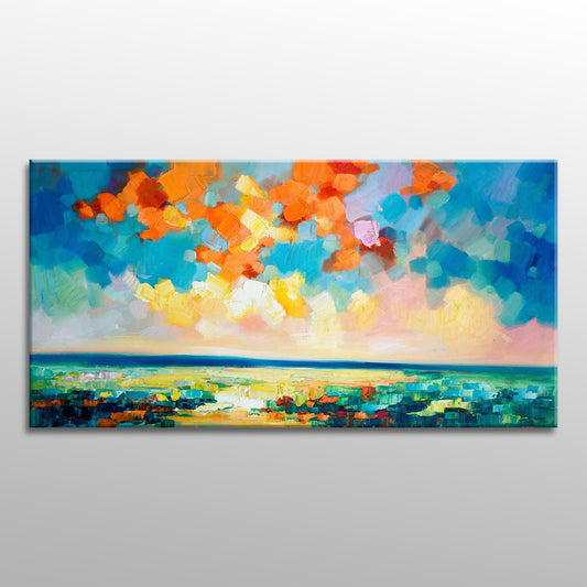 Large Art, Bedroom Art, Abstract Art, Original Artwork, Abstract Landscape Painting, Modern Painting, Abstract Canvas Art, Wall Decor