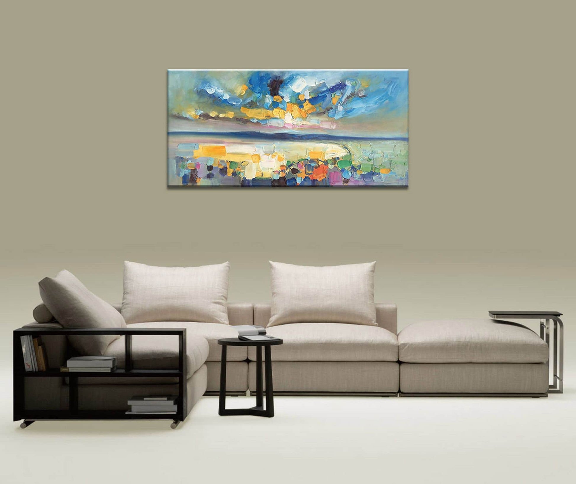 Abstract Painting Canvas Art, Oil Painting Original, Livingroom Art, Large Painting, Abstract Oil Painting, Modern Art, Family Wall Decor