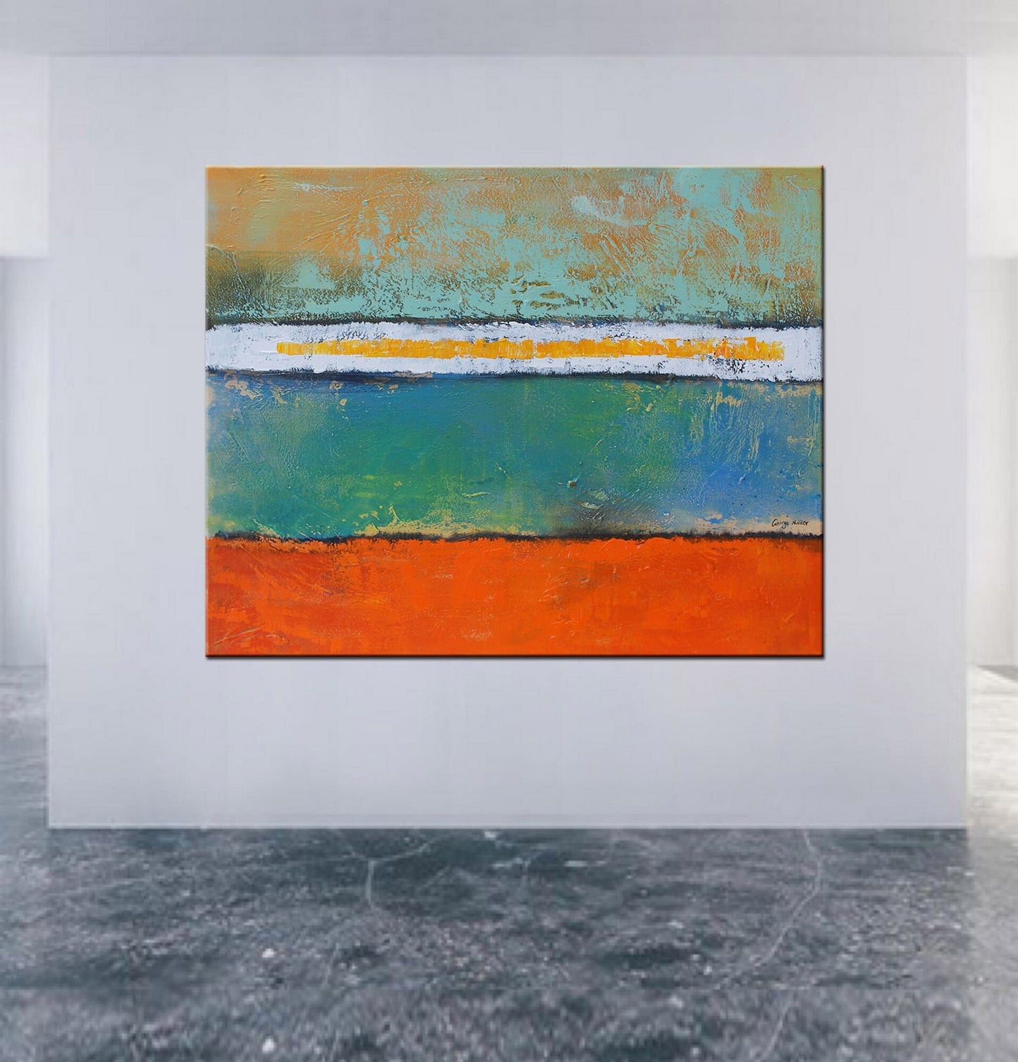 Large Minimalist Abstract Painting, Mark Rothko Art, Canvas Art, Abstract Painting, Large Abstract Art, Modern Painting, Large Wall Art