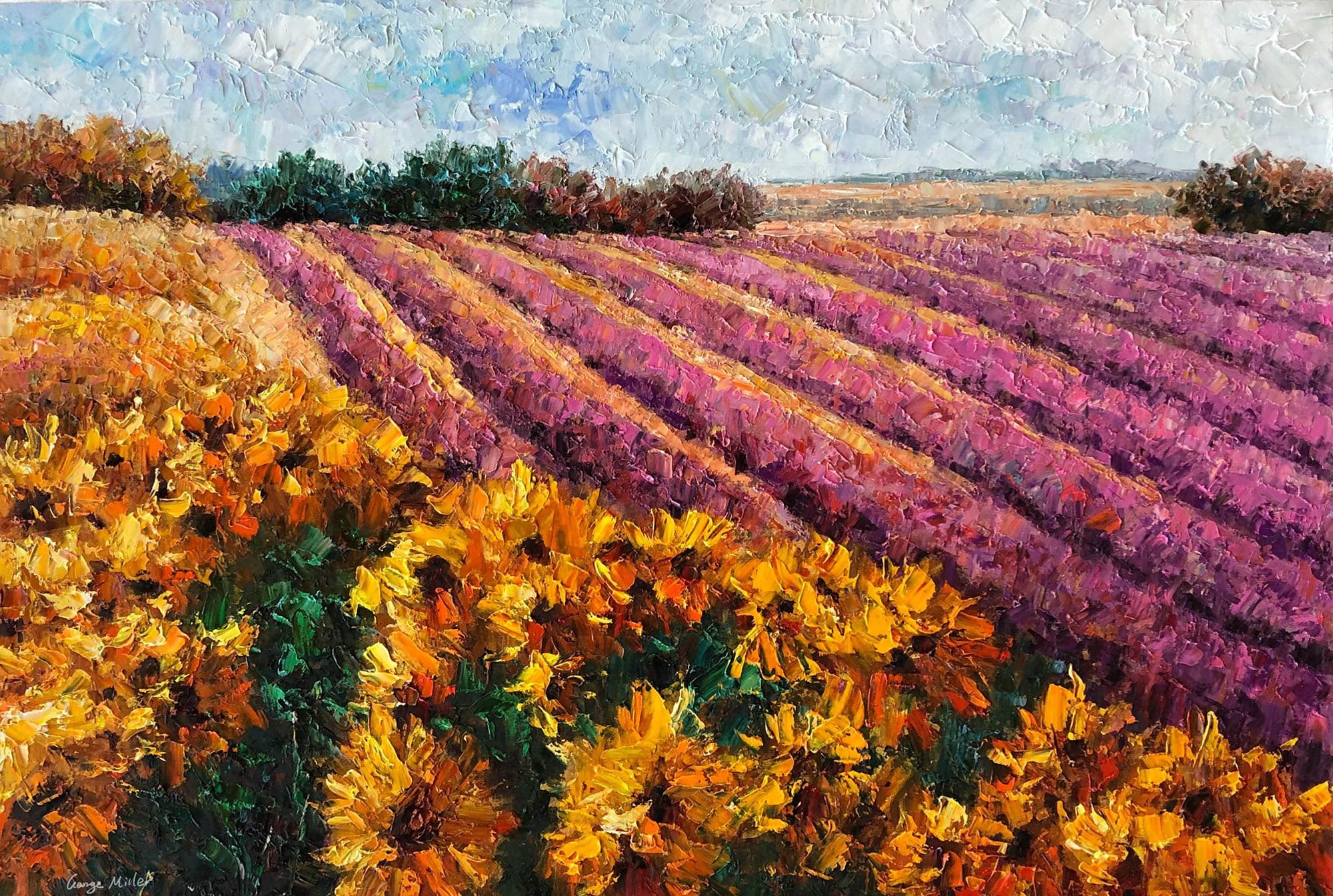 Lavender Field My original buy painting