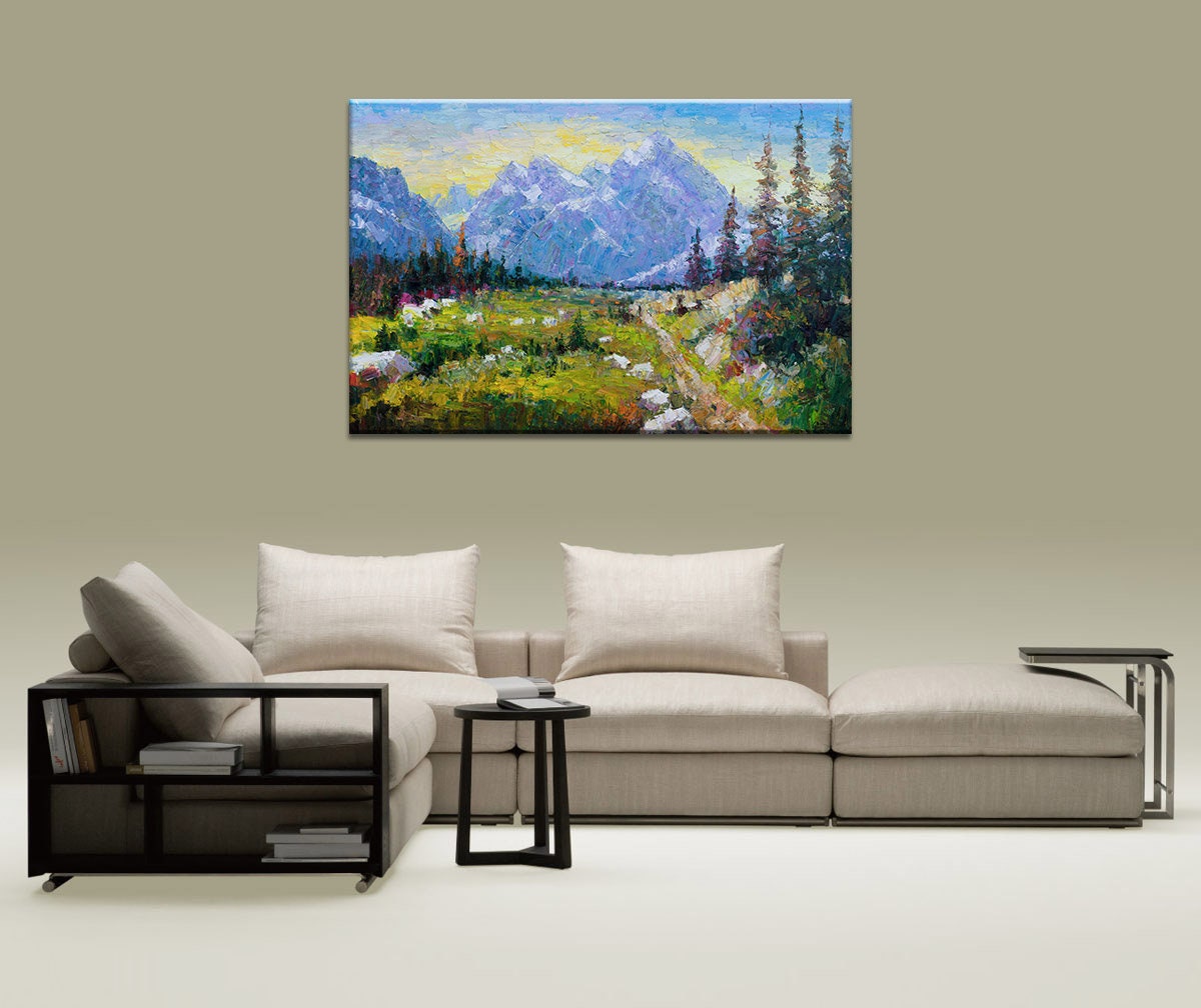 Oil Painting Landscape, Abstract Canvas Art, Wall Art Painting, Original Artwork, Abstract Oil Painting, Large Painting, Contemporary Art
