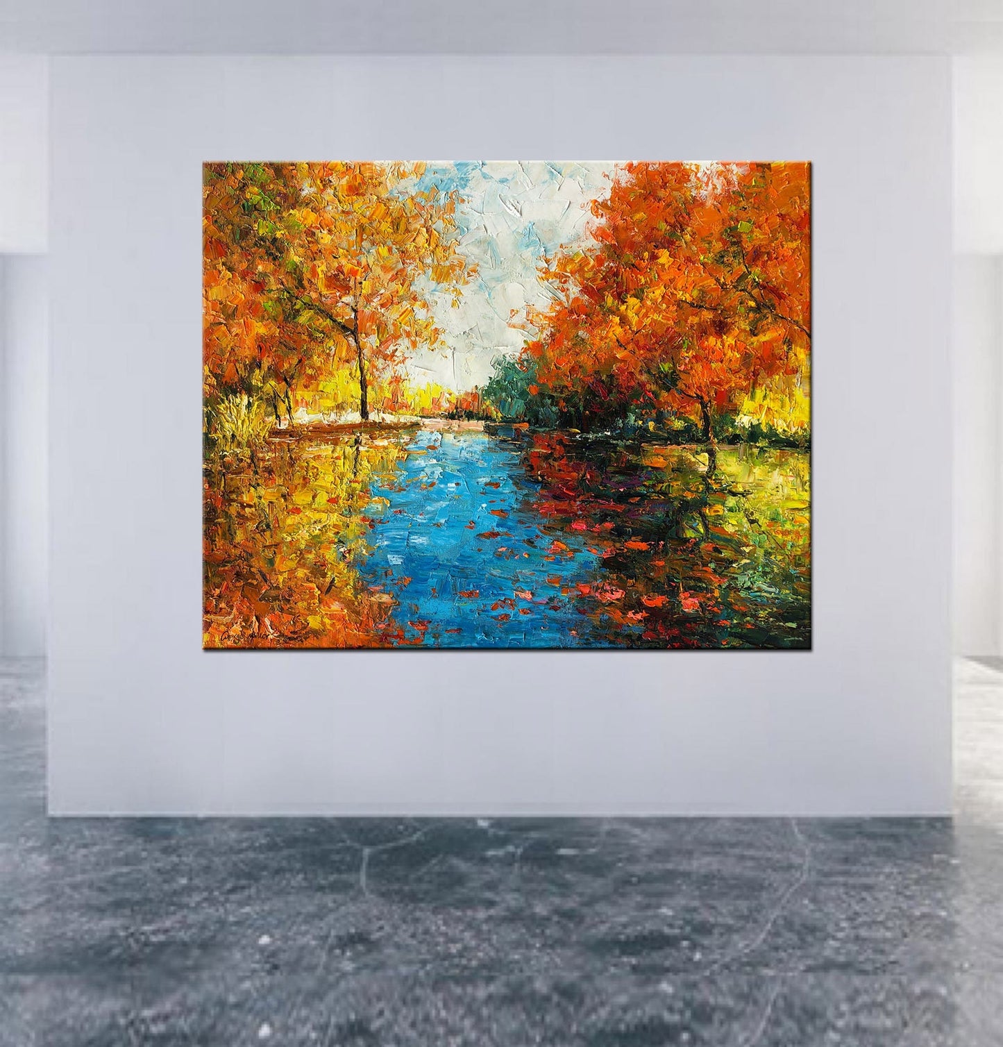 Oversized Wall Art Canvas,large Canvas Art,abstract Oil Painting on Canvas, large Acrylic Painting Abstract,modern Wall Art Canvash341 -  Canada