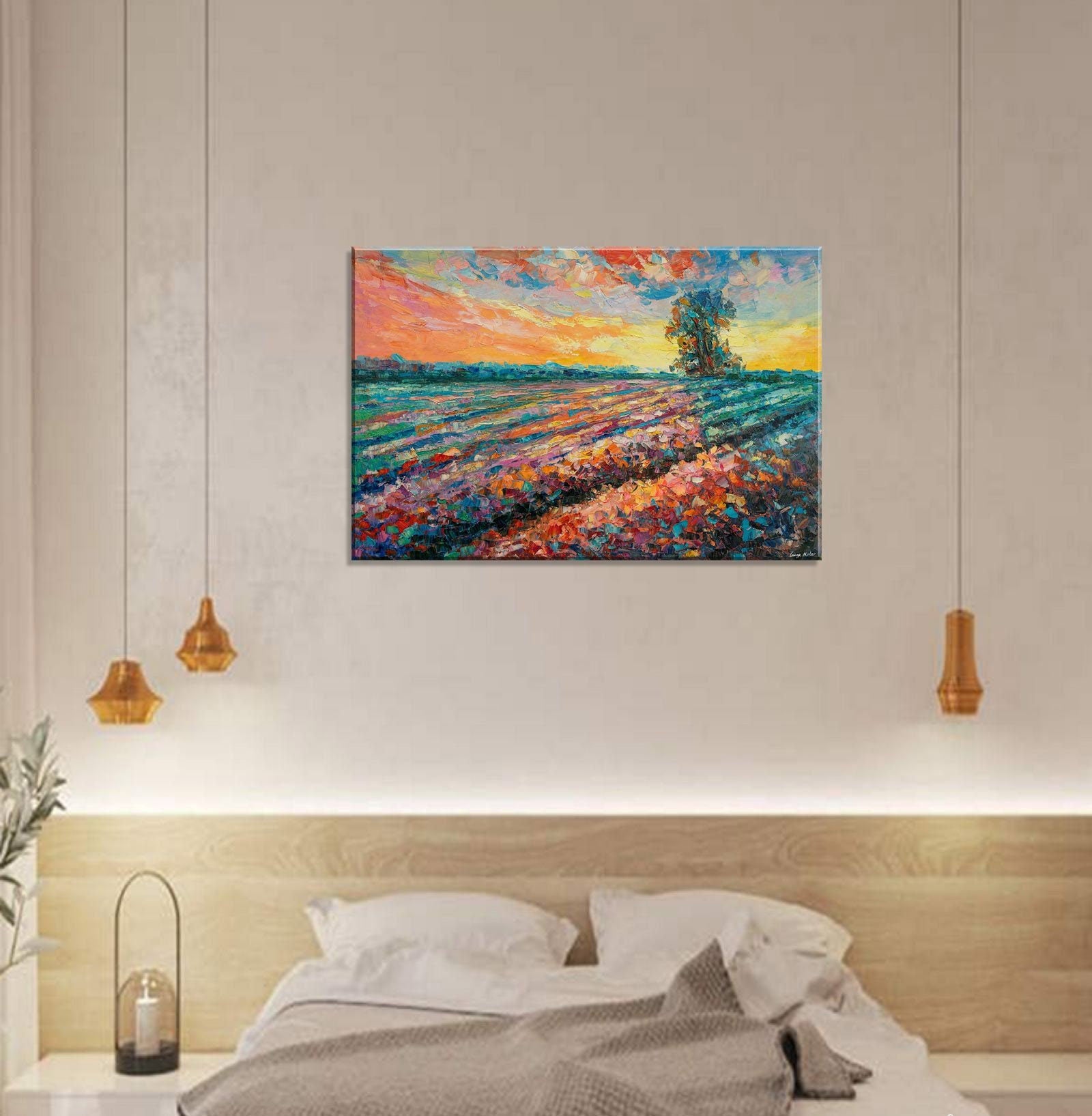 Abstract Painting, Oil Painting, Modern Art, Canvas Wall Art, Abstract Canvas Art, Original Artwork, Large Art, Abstract Landscape Painting