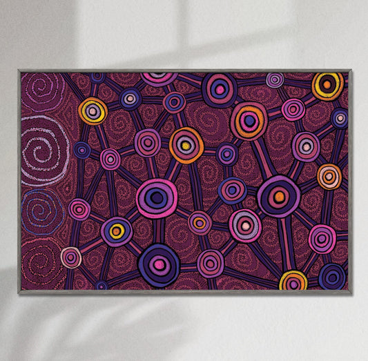 Australian Aboriginal Wall Art Prints, Abstract Art Print, Art Print, Artwork And Prints For Walls, Modern Art Painting, Bedroom Decor