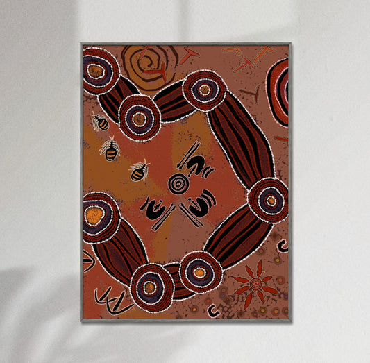 Australian Aboriginal Art, Print,  Wall Art Abstract, Abstract Wall Art Prints, Art Print, Artwork, Modern Art Print, Original Art Prints