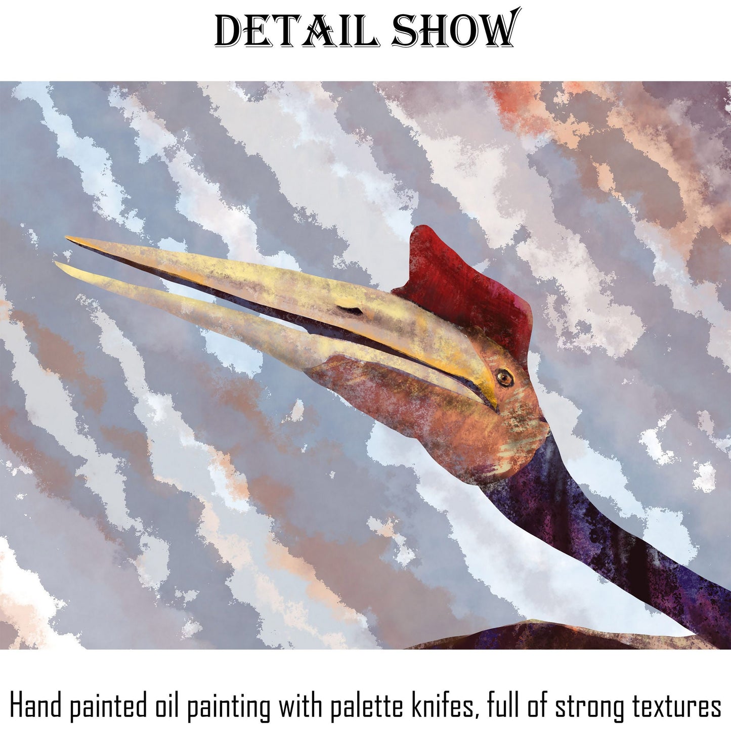 Pterosaur Prints Art, Dinosaurs Print, Wall Décor Dorm, Abstract Artwork, Art Prints, Artwork Original, Modern Art, Original Art Abstract