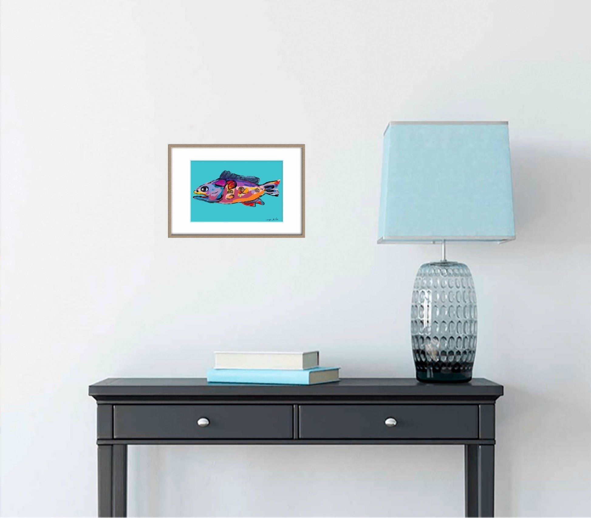 Tropical Fish Print, Abstract Art Print, Wall Art Abstract, Abstract Artwork, Art Prints, Artwork, Modern Art Print, Original Modern Art