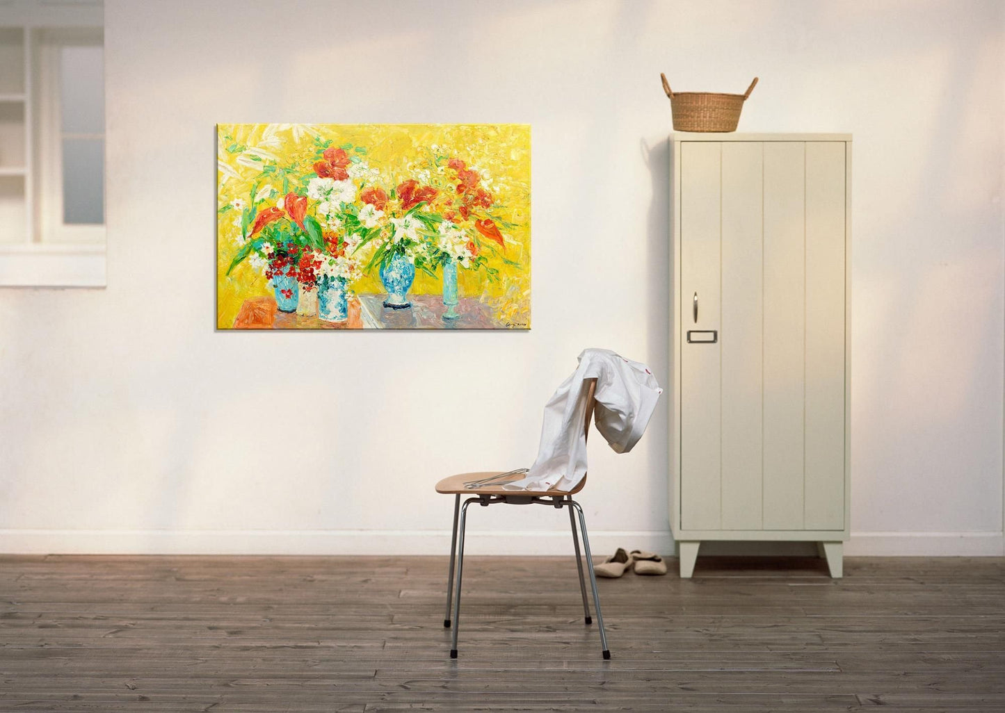 Oil Painting, Flower Painting, Large Painting, Modern Painting, Abstract Canvas Painting, Flower Art, Abstract Art, Original Oil Painting