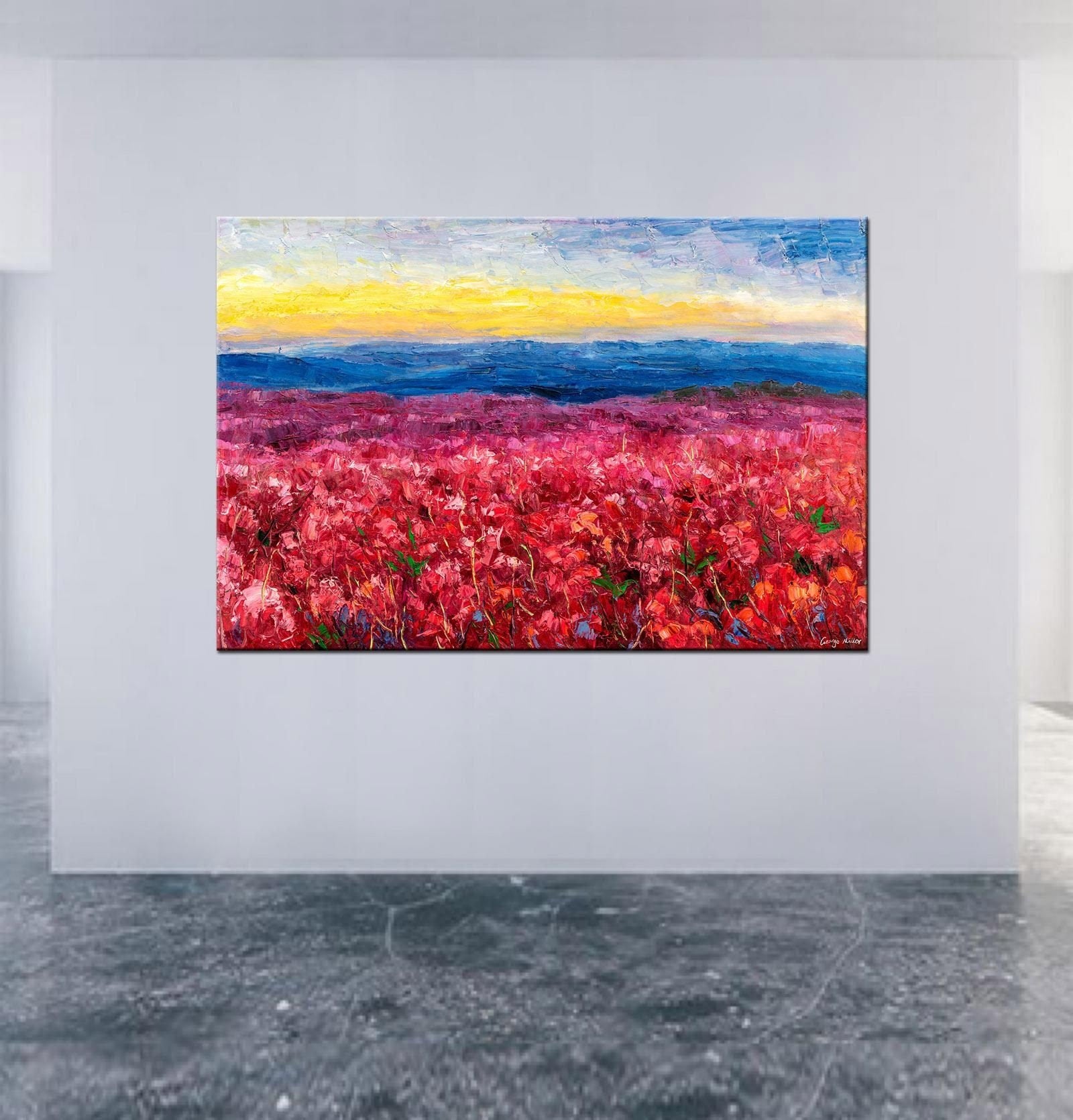 Landscape Oil Painting, Large Wall Art Painting, Abstract Art, Large Canvas Painting, Abstract Canvas Painting, Original Painting, Large Art