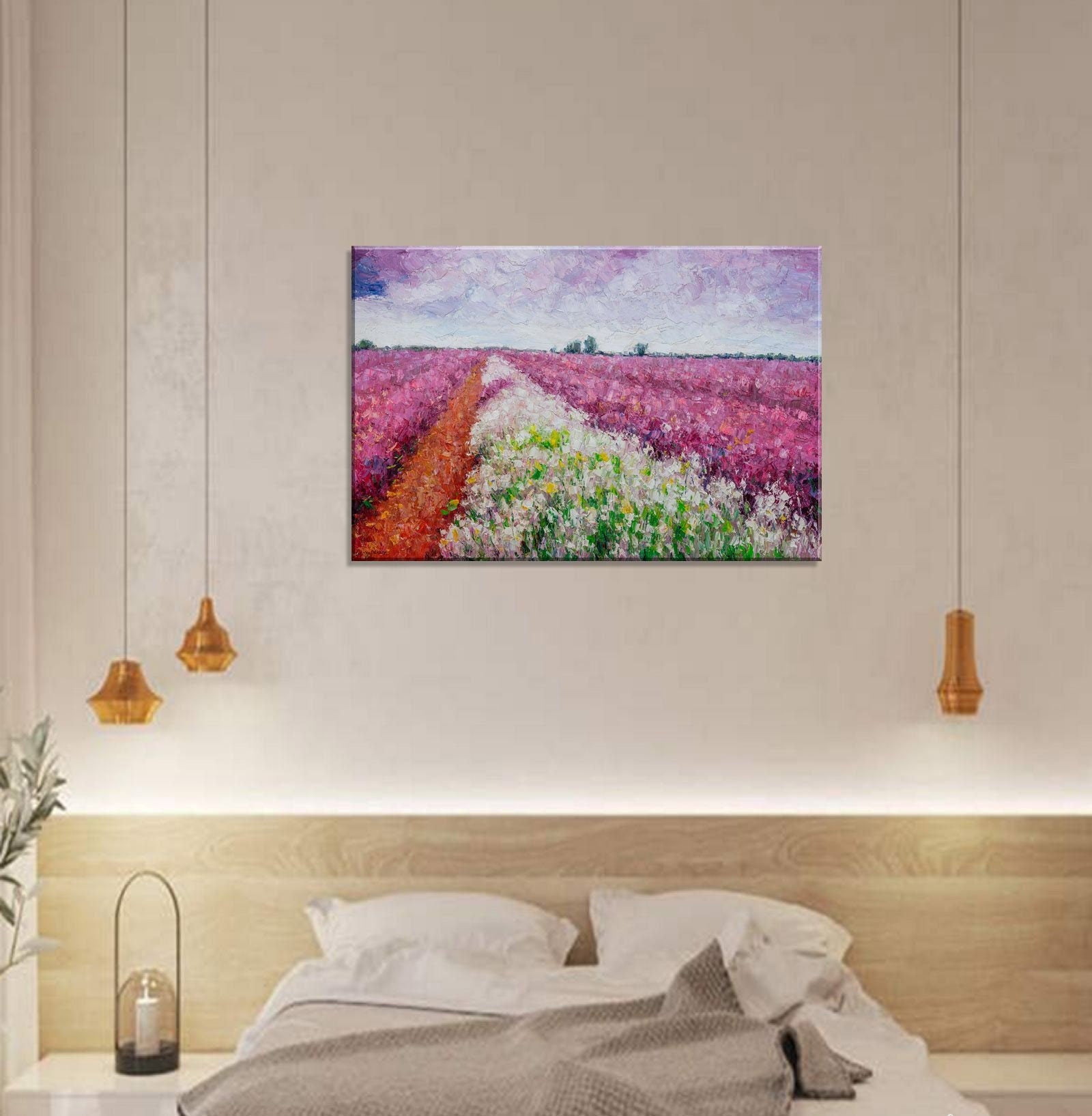 Oil Painting Landscape, Painting Abstract, Wall Decor, Large Art, Landscape Oil Painting, Modern Art, Canvas Painting, Living Room Decor