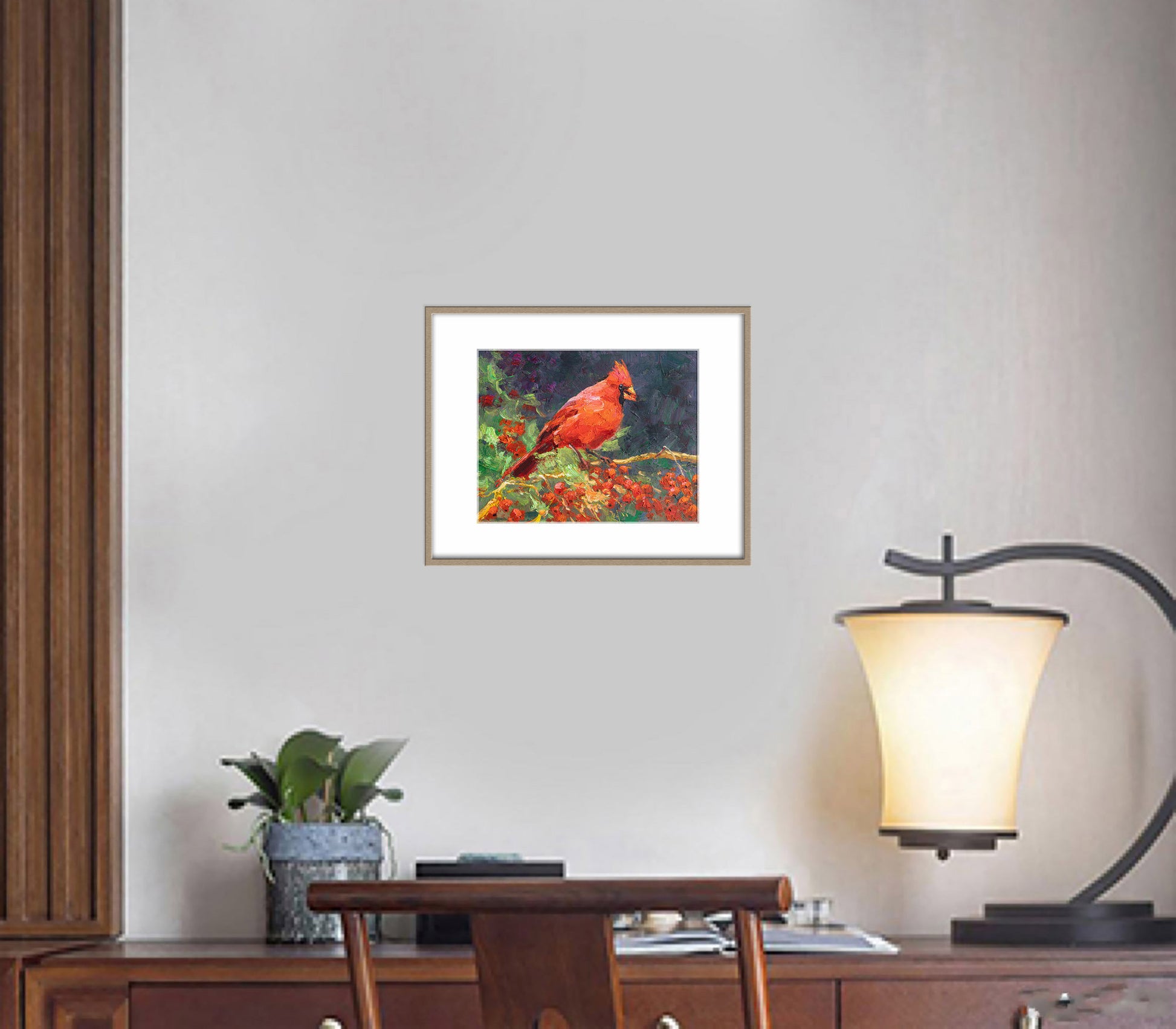 Throw Pillow Cover, Northern Cardinal Male Red Bird Pillow, Cute Pillo –  georgemillerart