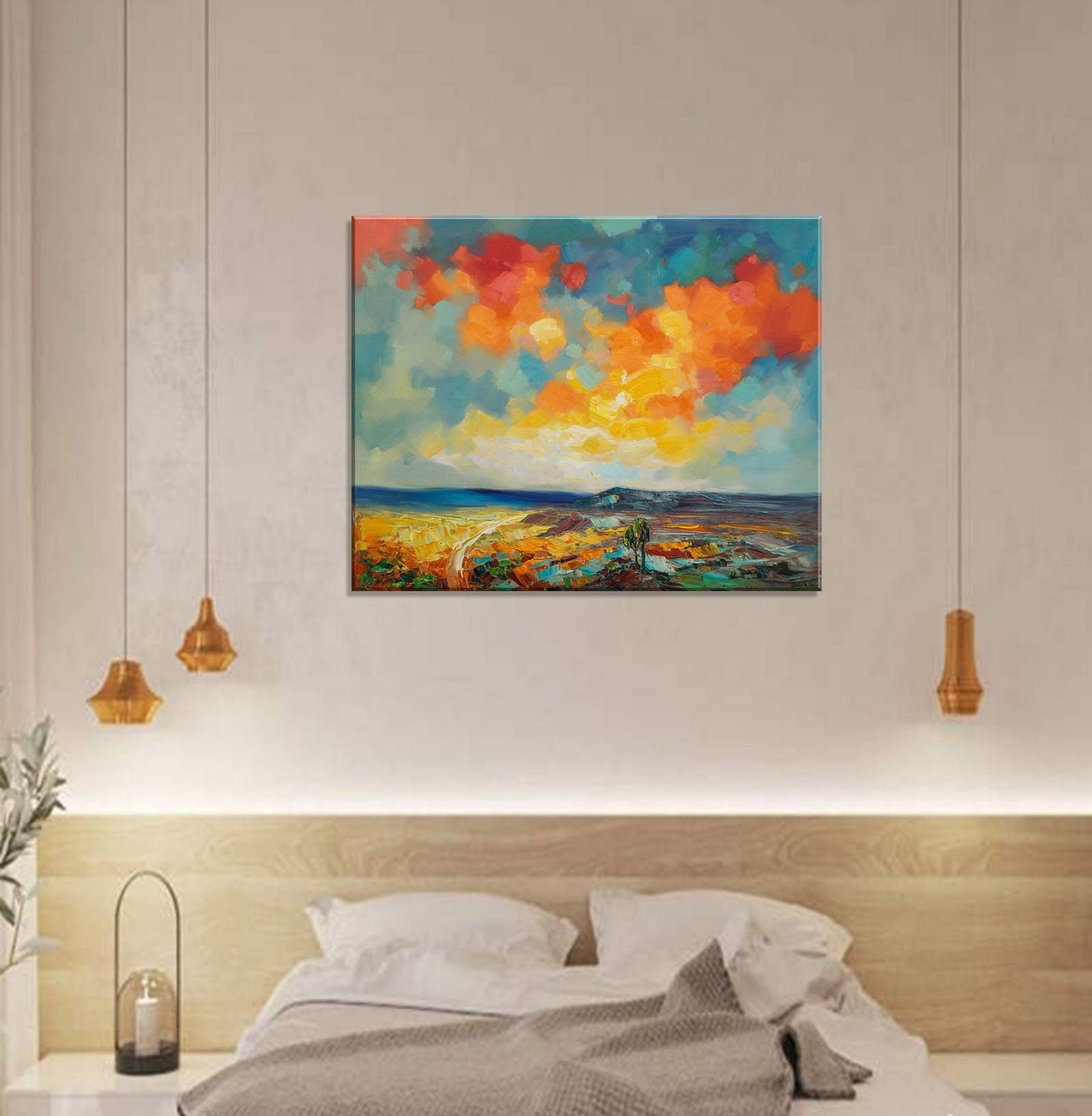 Large Art, Landscape Painting, Painting Abstract, Original Abstract Painting, Landscape Oil Painting, Wall Art, Large Canvas Art, Spring