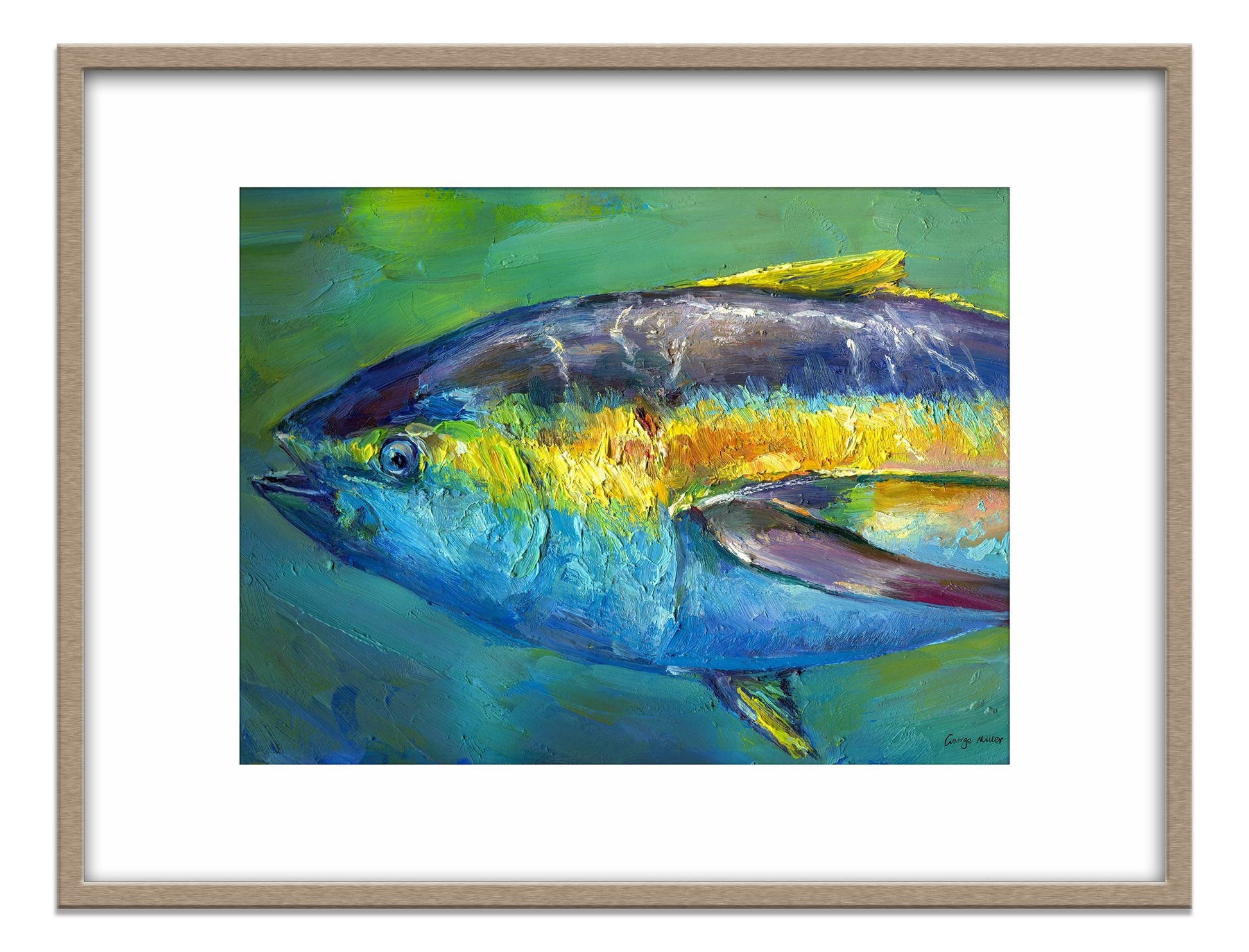 Giclée Print Tuna Fish, Prints, Watercolor Print, Wall Art Prints Nature, Abstract Art, Art Print, Artwork, Modern Wall Décor, Large Print