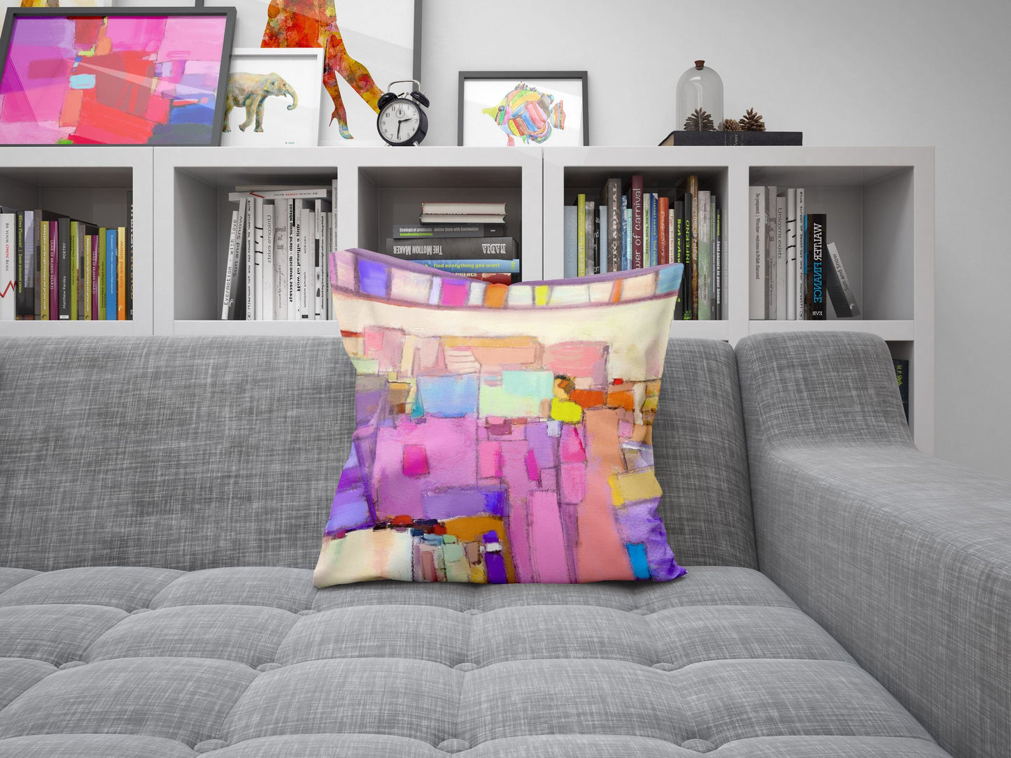 Throw Pillow, Abstract Pillow, Art Pillow, Colorful Pillow Case, Modern Pillow, Large Pillow Cases, Nursery Pillows, Girl Pillow
